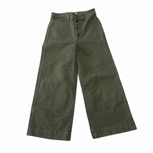 Madewell Pants - MADEWELL Green Pant Size 24